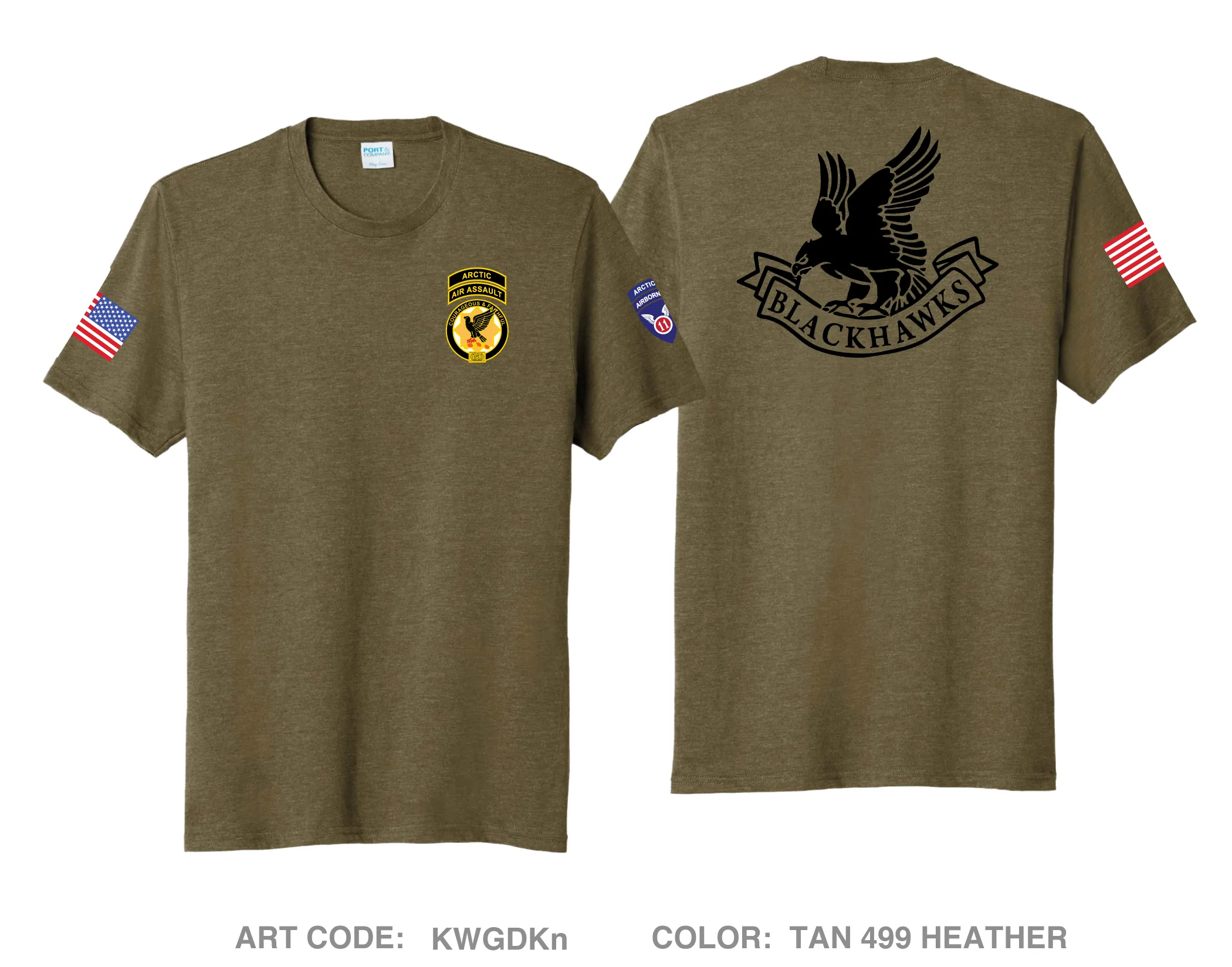 5-1 CAV Comfort Unisex Triblend SS Tee - KWGDKn