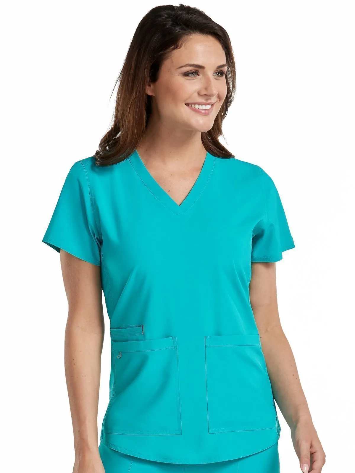 8579 RACERBACK SHIRTTAIL TOP (Size: 2X-5X)