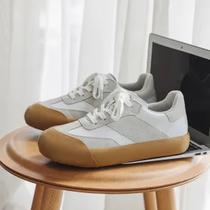 ADVBRIDGE  -  Men Dexun Shoes 2025 New Low Top Patchwork Casual Board Shoes Lace Up Retro Flat Sports Women Canvas Sneakers Couple