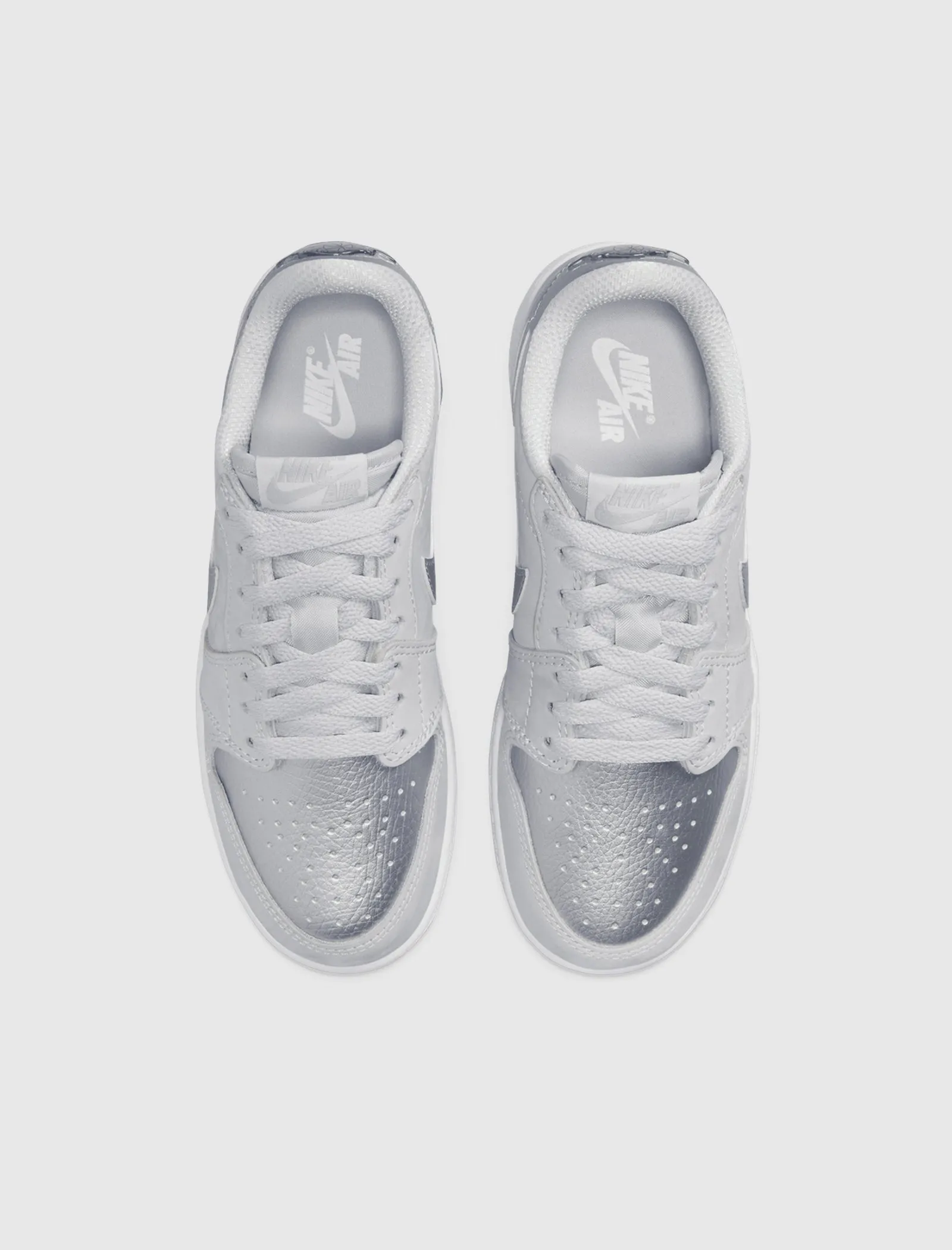AIR JORDAN 1 LOW OG "METALLIC SILVER"  GS