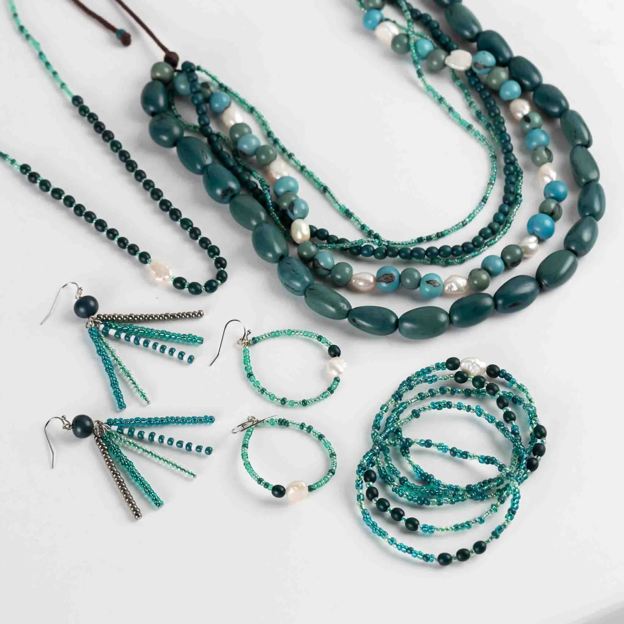 Alba Pearl Seed Necklace