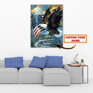 America Eagle - Custom Canvas - Vhv-canvas-009