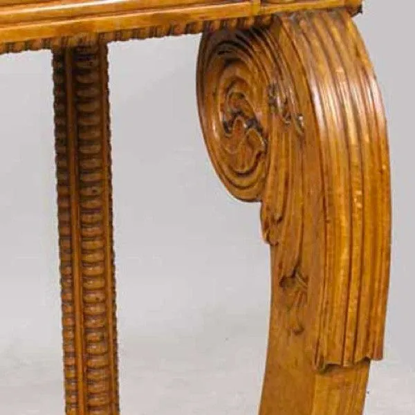 Anglo Indian William IV Period Satinwood Console Table