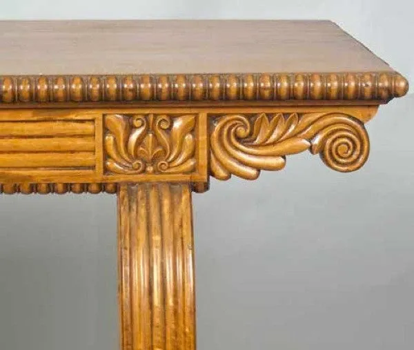 Anglo Indian William IV Period Satinwood Console Table