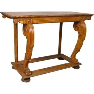 Anglo Indian William IV Period Satinwood Console Table