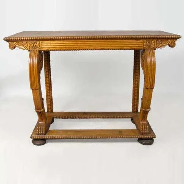 Anglo Indian William IV Period Satinwood Console Table