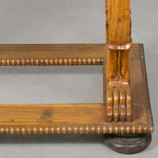 Anglo Indian William IV Period Satinwood Console Table