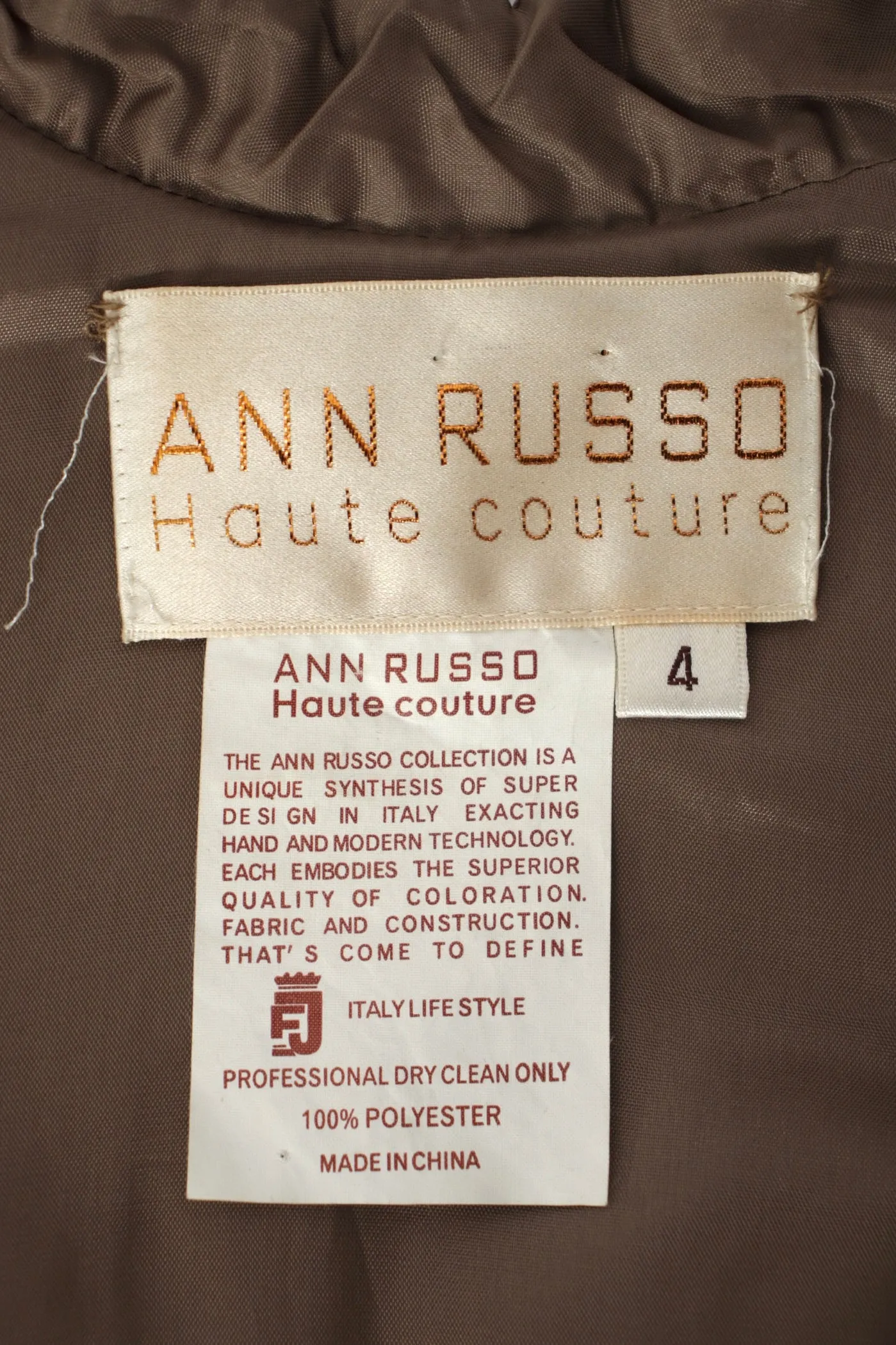 Ann Russo Haute Couture Beaded Top