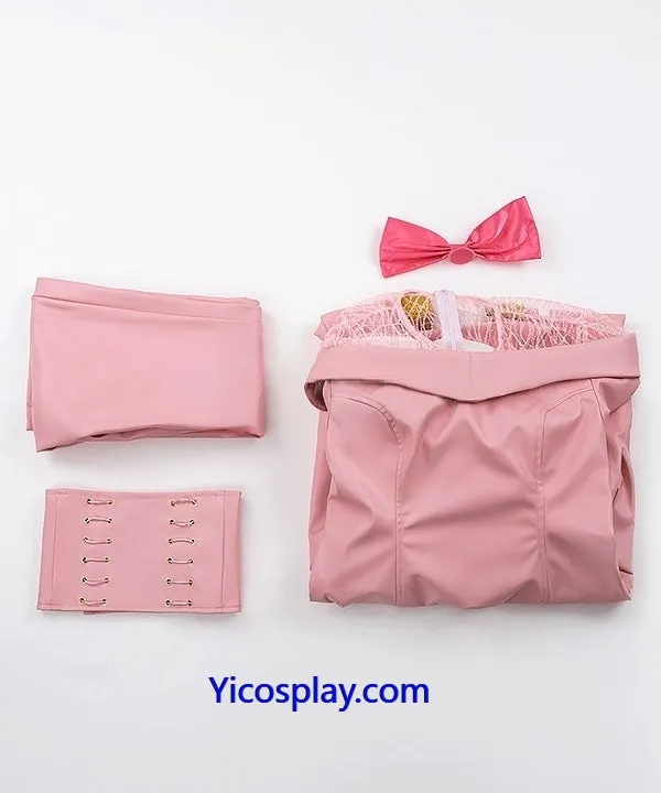 Audrey Pink Dress Cosplay Costumes