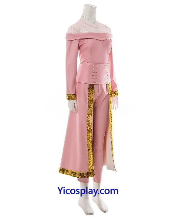 Audrey Pink Dress Cosplay Costumes
