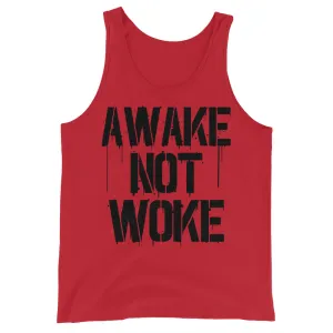 AWAKE NOT WOKE Unisex Tank Top