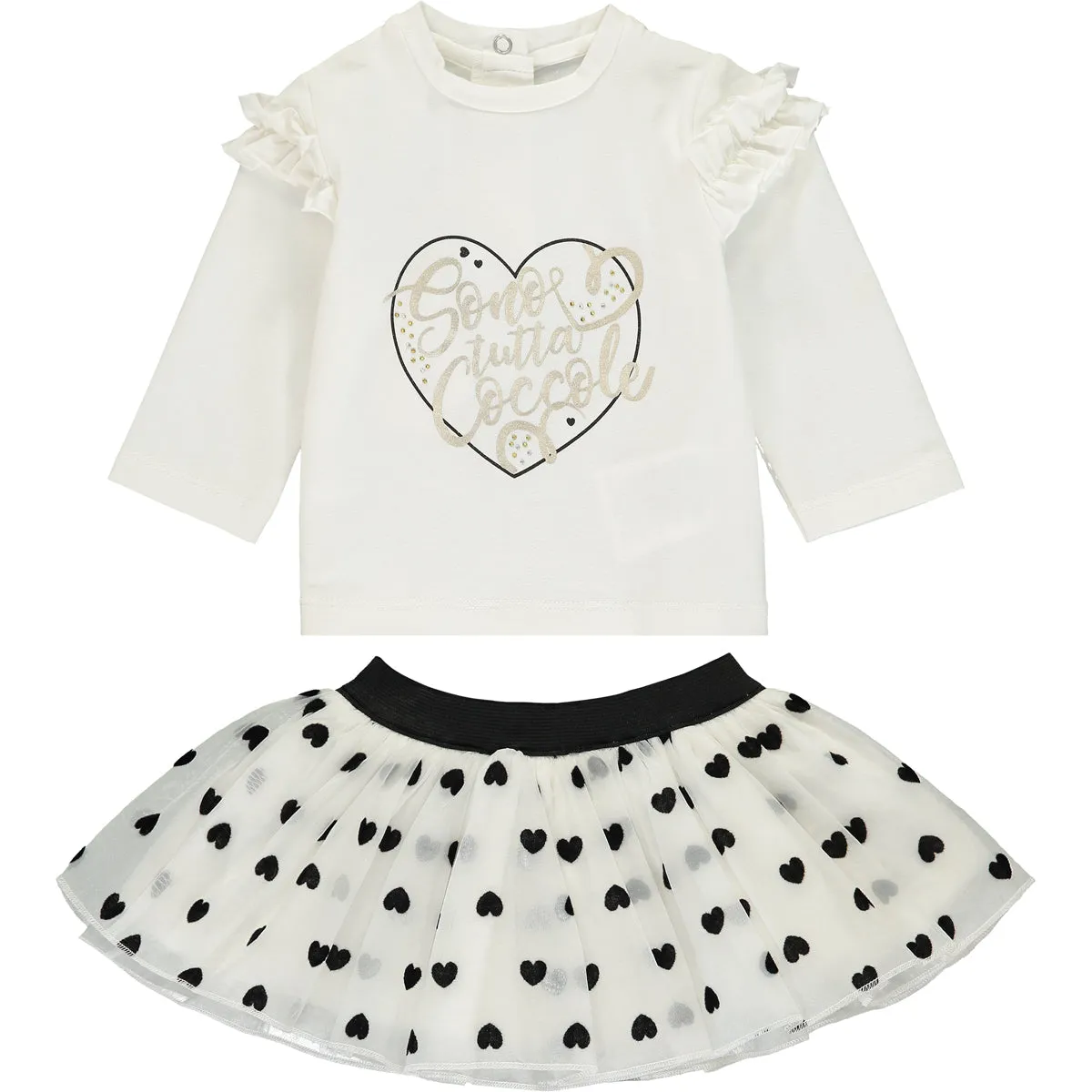 Baby Girl Top and Tutu Outfit Set