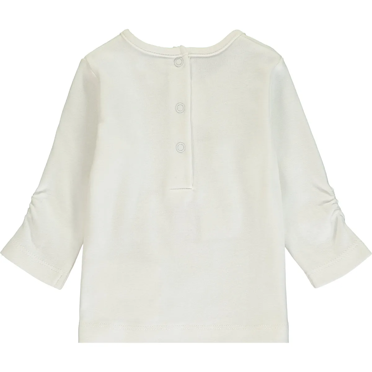Baby Girl White Cotton Top