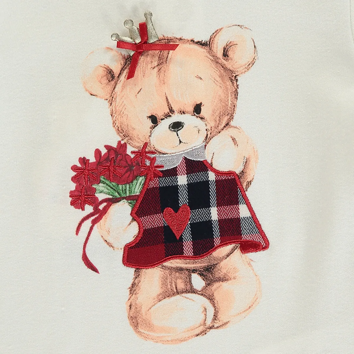 Baby Girl White Cotton Top