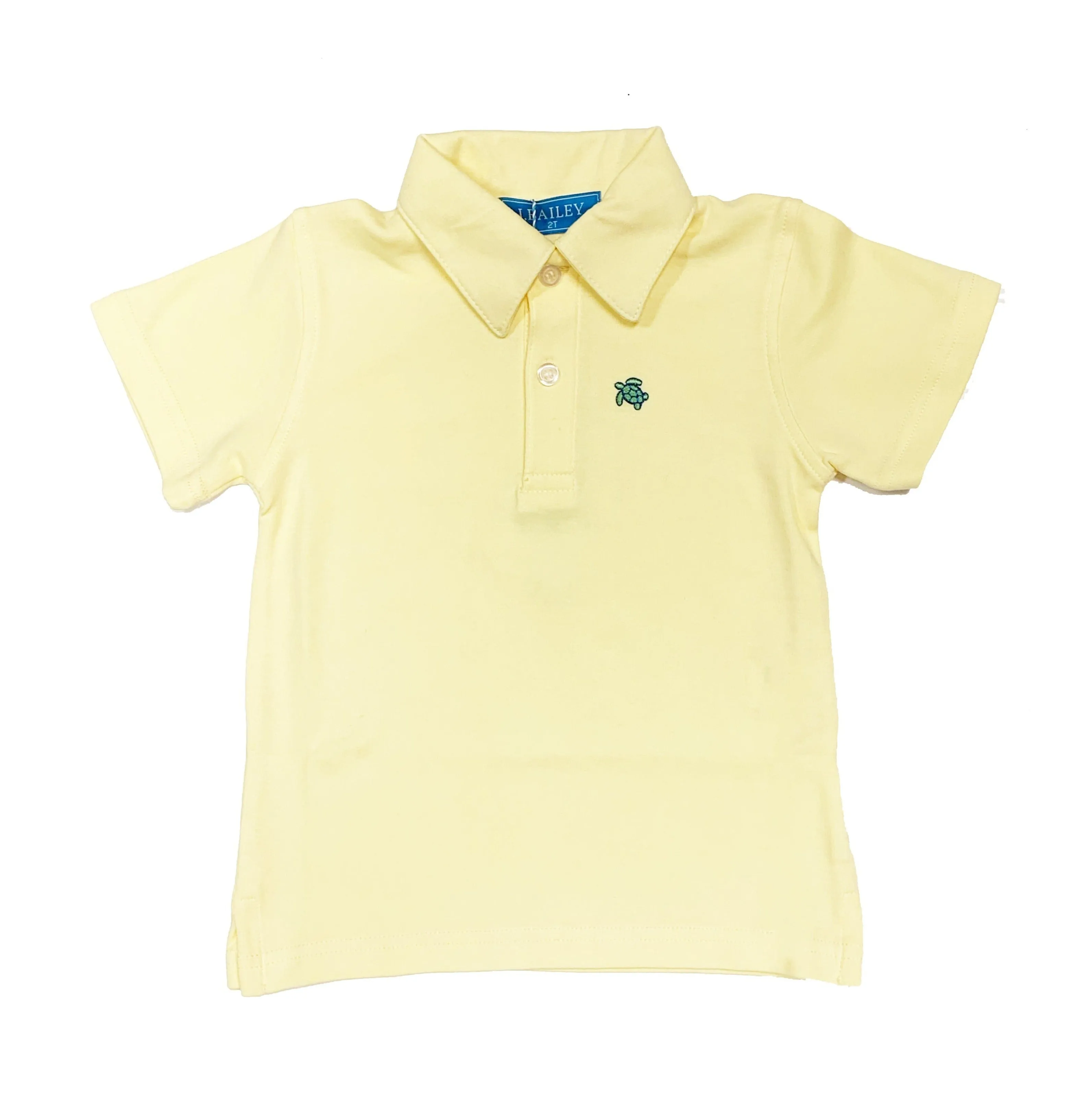 Bailey Boys Short Sleeve Polo - Yellow