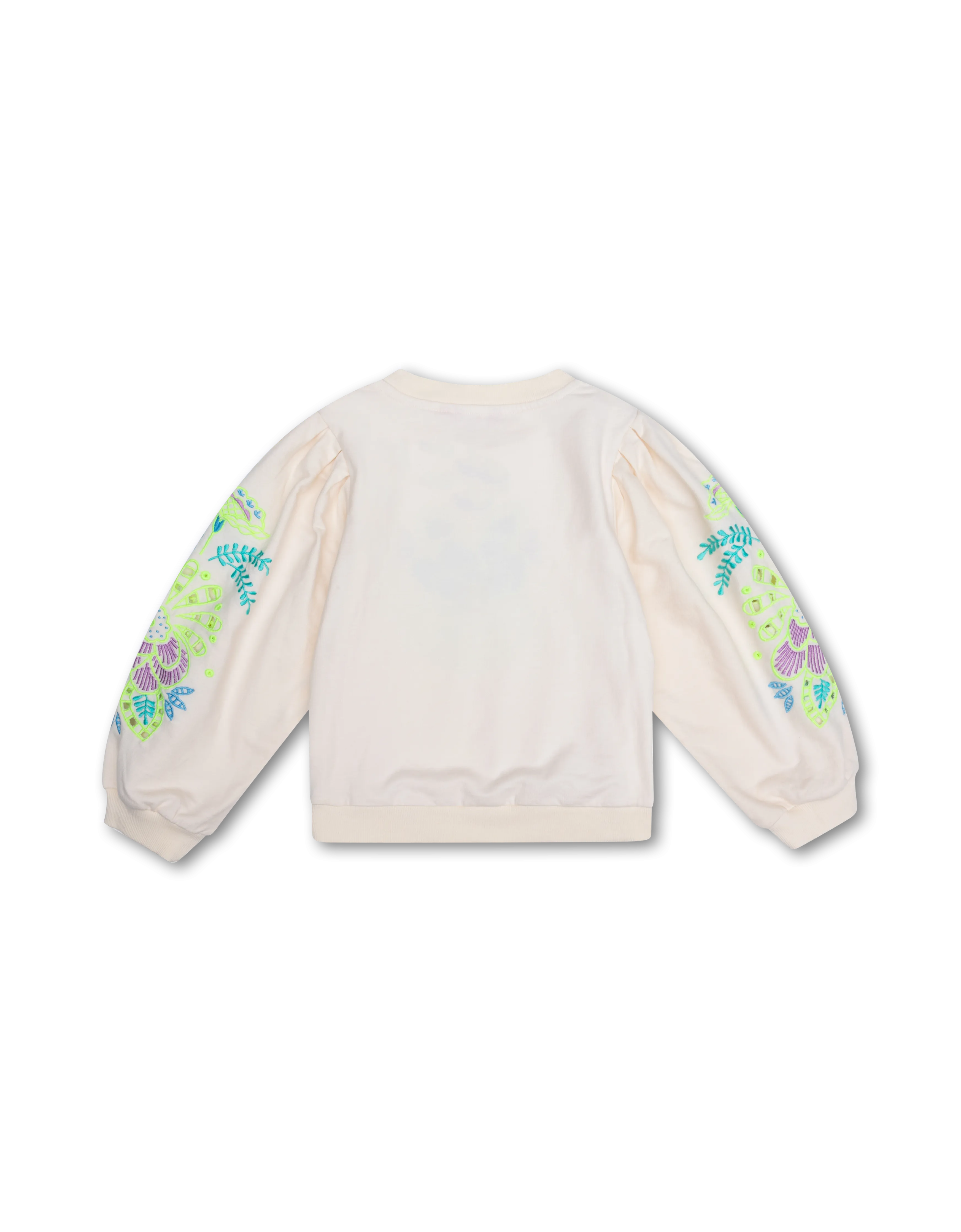 Balloon sleeves embroidered sweatshirt by Oilily