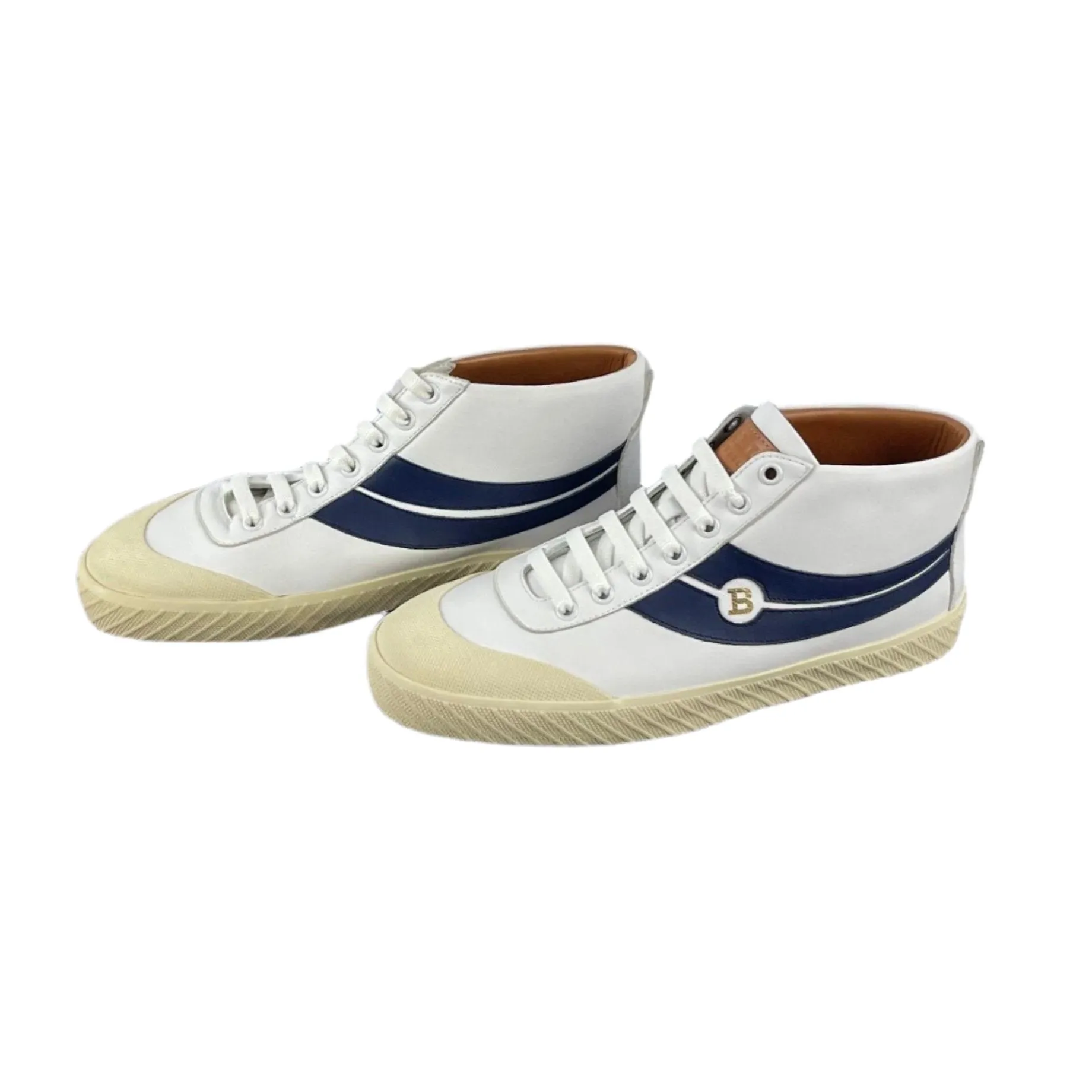 Bally Shetan White Leather Sneakers