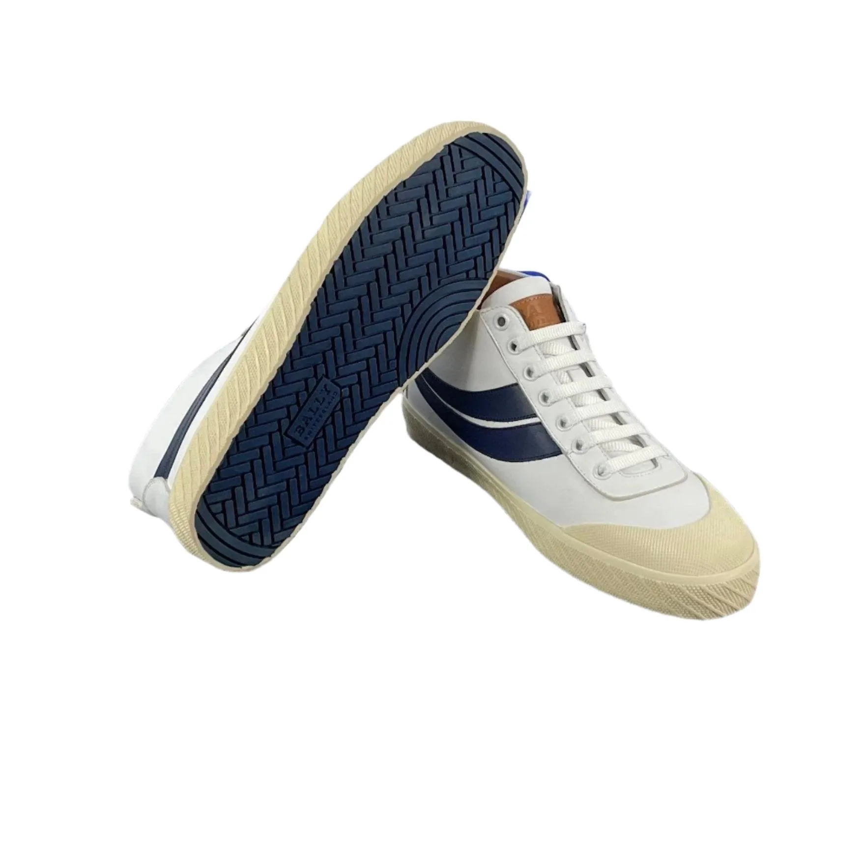 Bally Shetan White Leather Sneakers