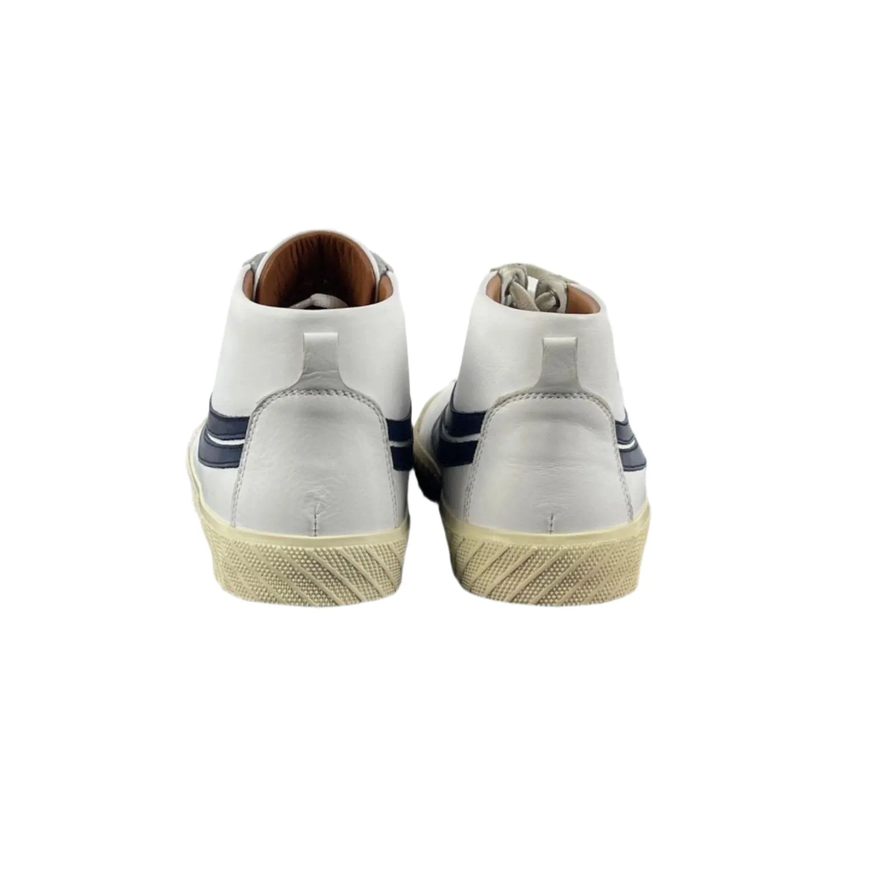 Bally Shetan White Leather Sneakers