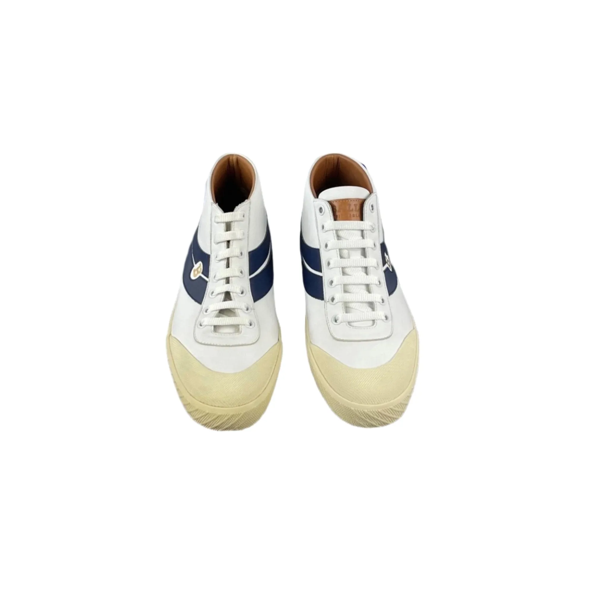 Bally Shetan White Leather Sneakers