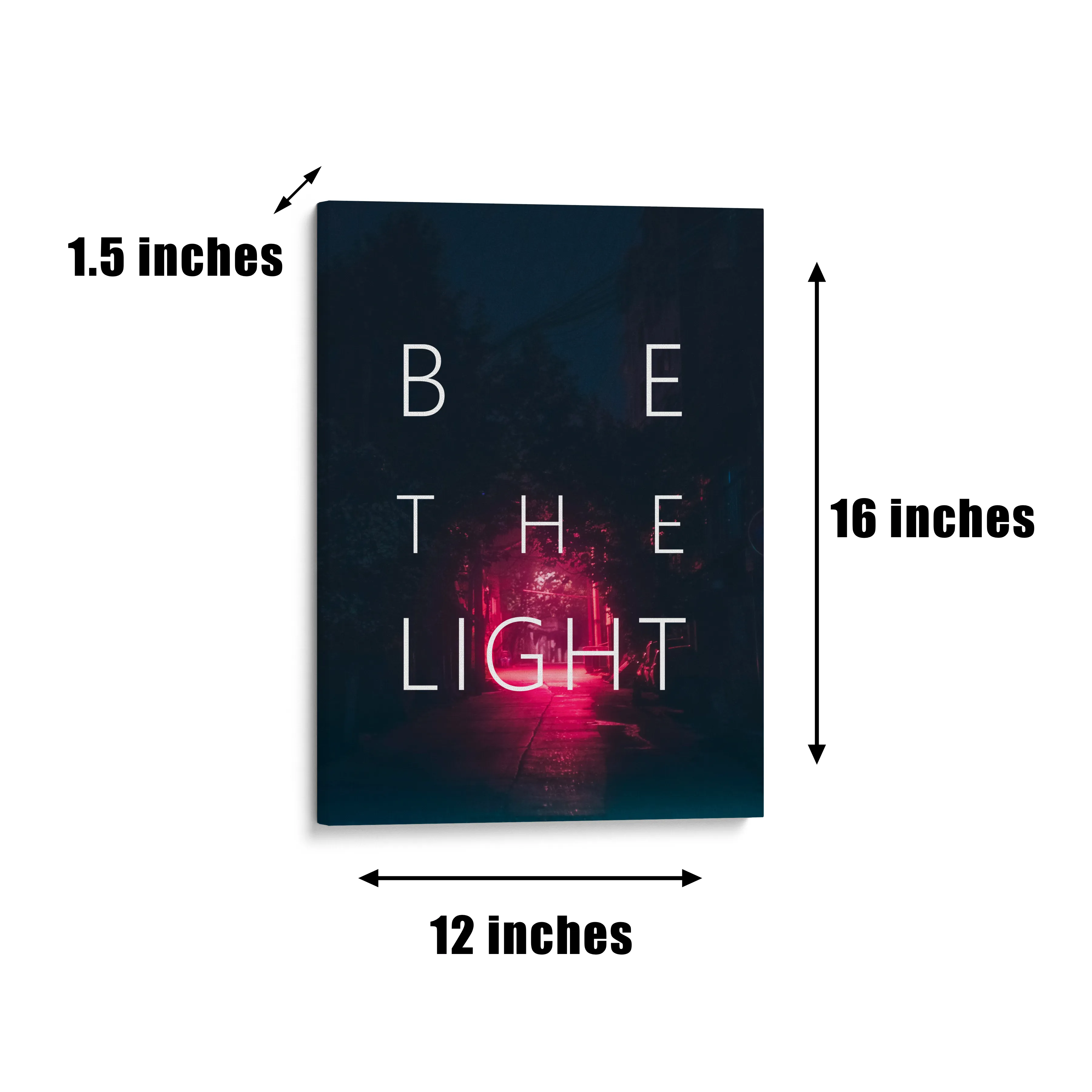 Be The Light - Christian Wall Art - Home Decor Canvas