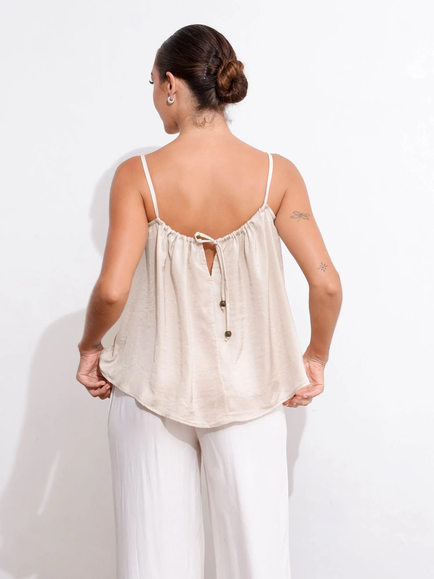 Beaded Detail Loose Fit Top
