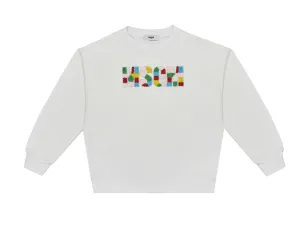 Beaded logo sweatshirt by MSGM