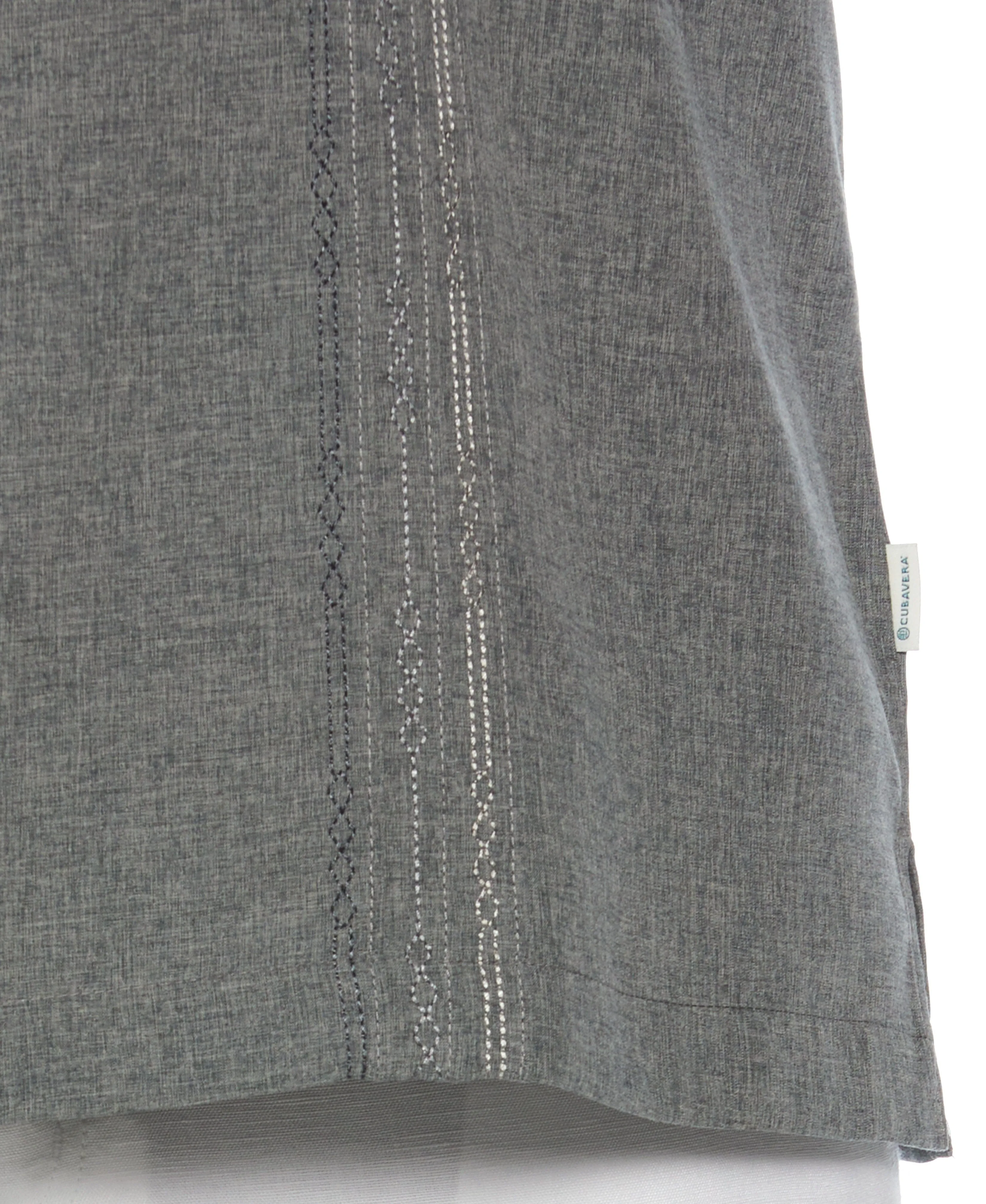 Big & Tall Geo Embroidered Panel Shirt
