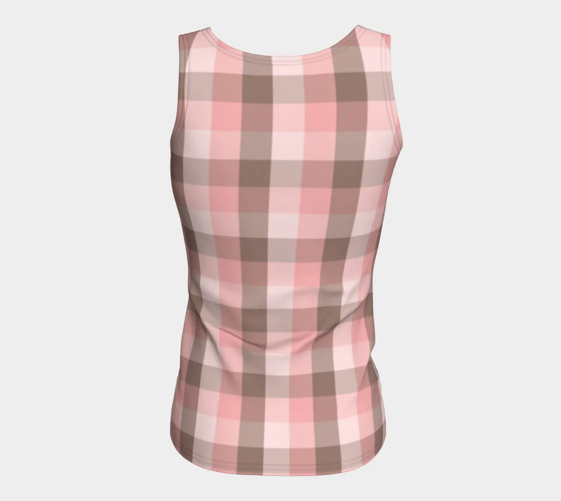 BirdGirls Pink Plaid Tank Top