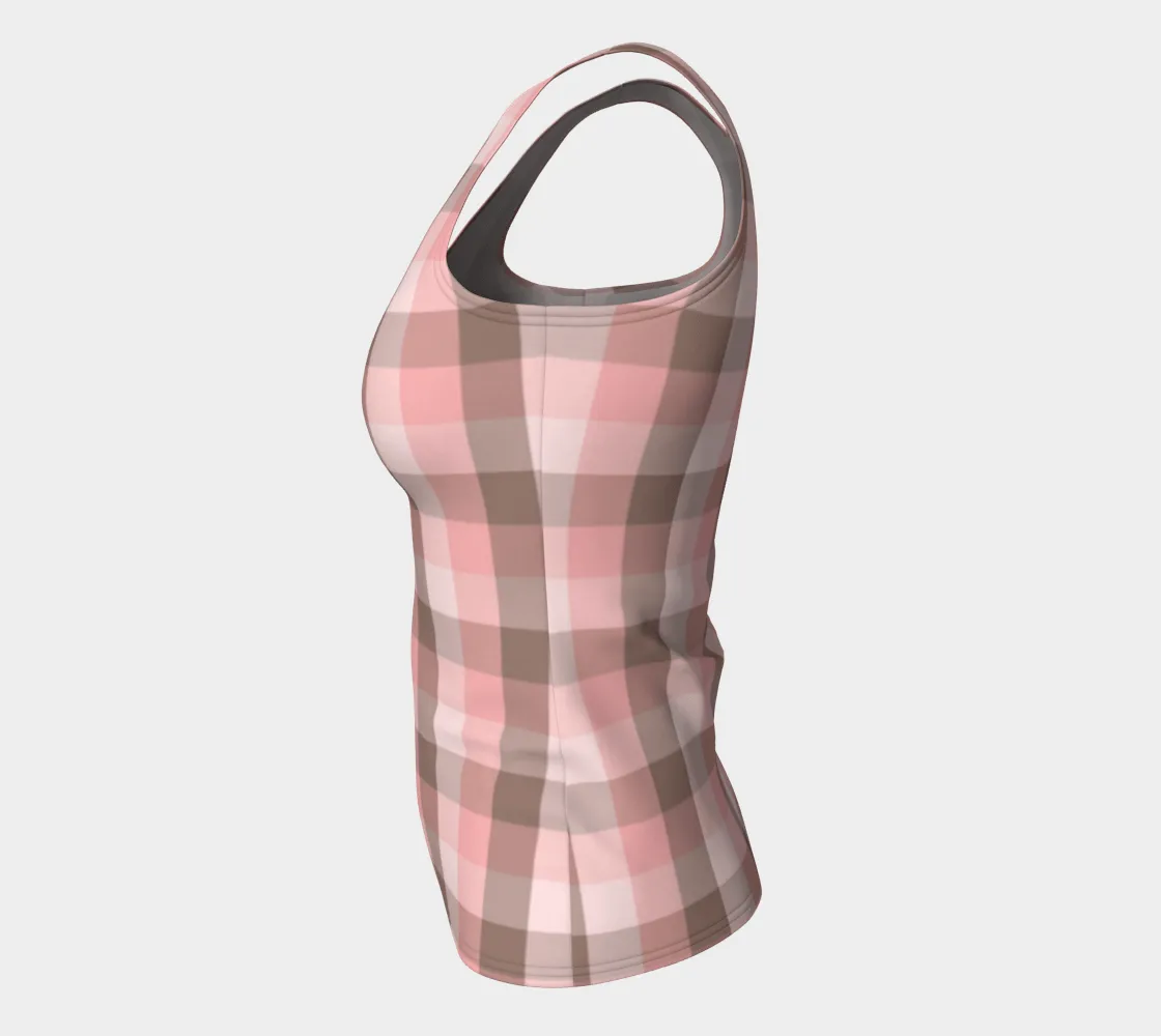 BirdGirls Pink Plaid Tank Top