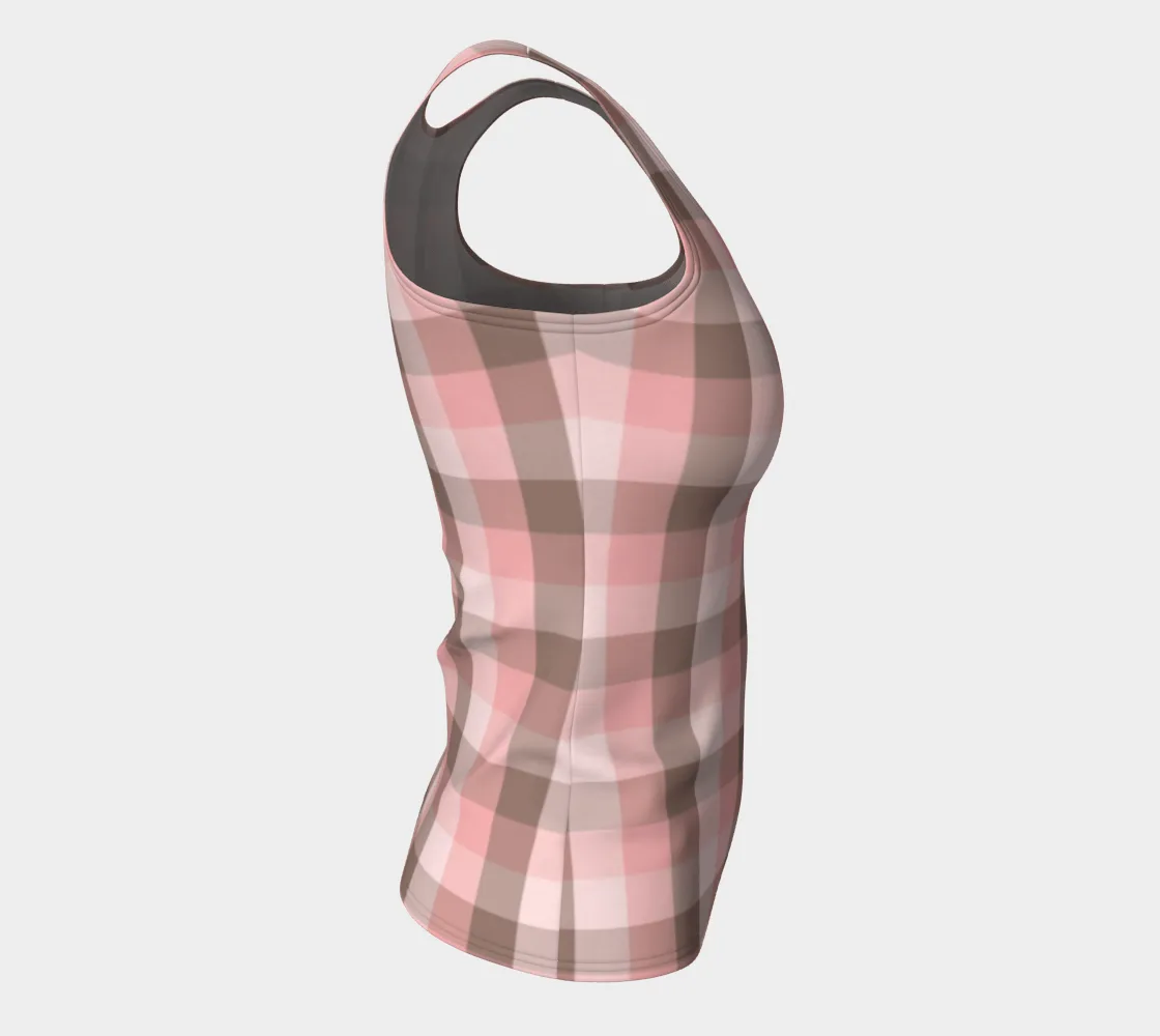 BirdGirls Pink Plaid Tank Top