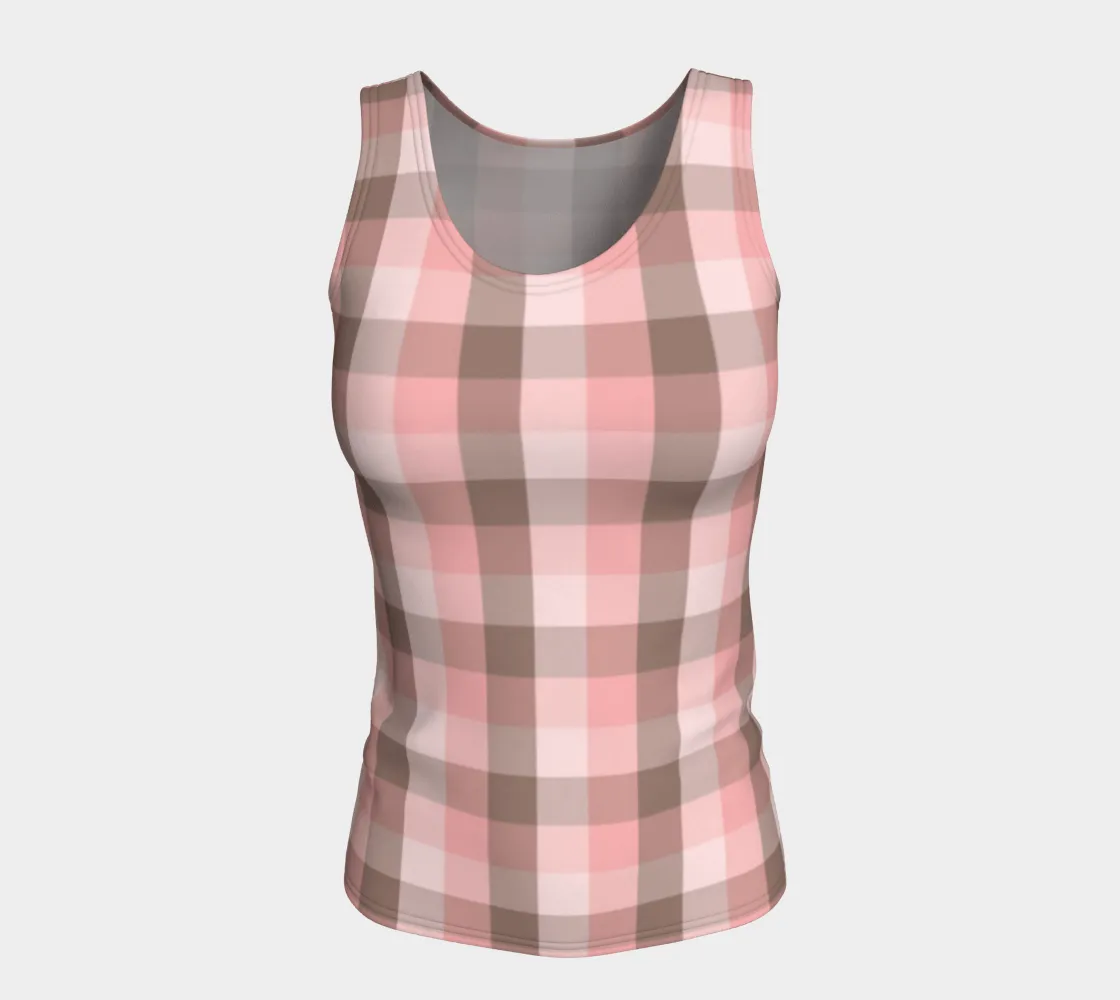 BirdGirls Pink Plaid Tank Top