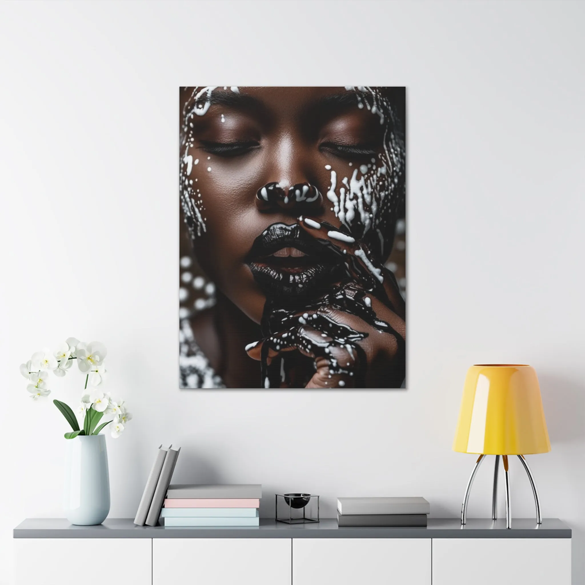 Black Ink - Divine Canvas Gallery Wraps