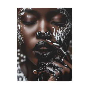 Black Ink - Divine Canvas Gallery Wraps
