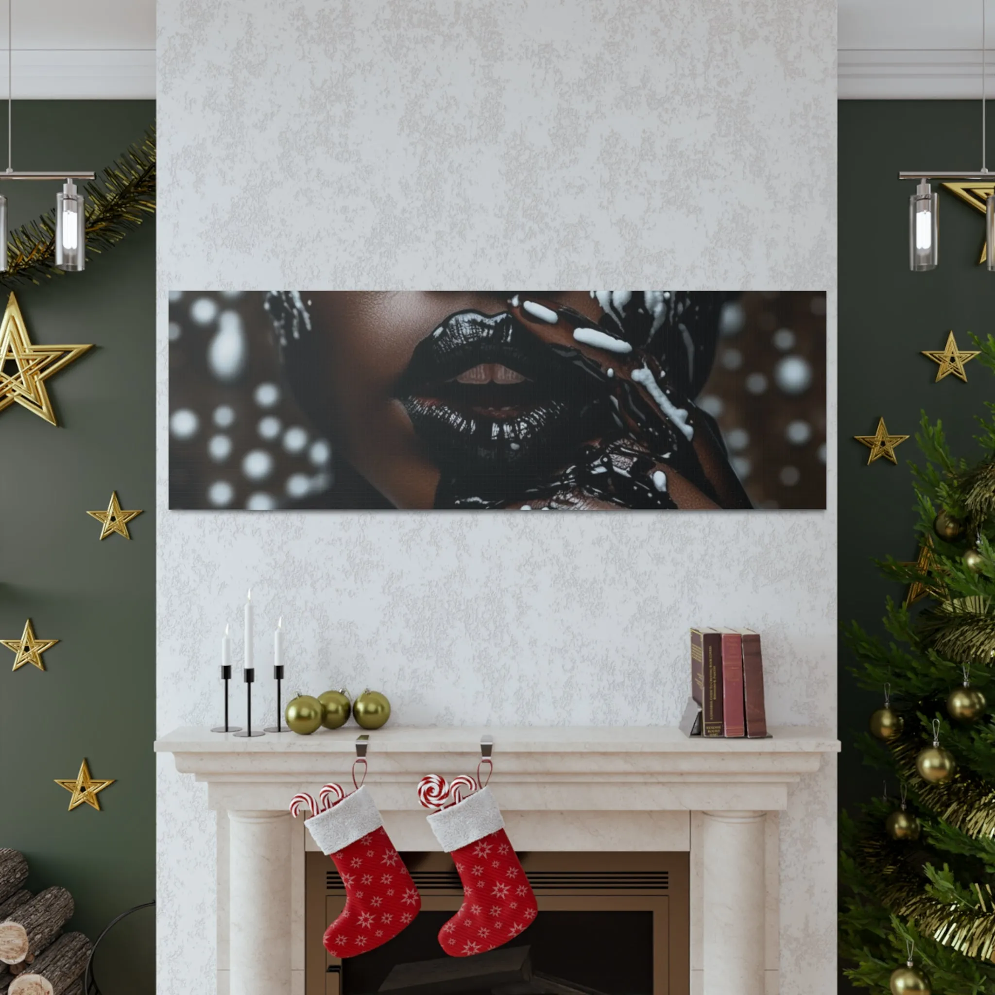 Black Ink - Divine Canvas Gallery Wraps