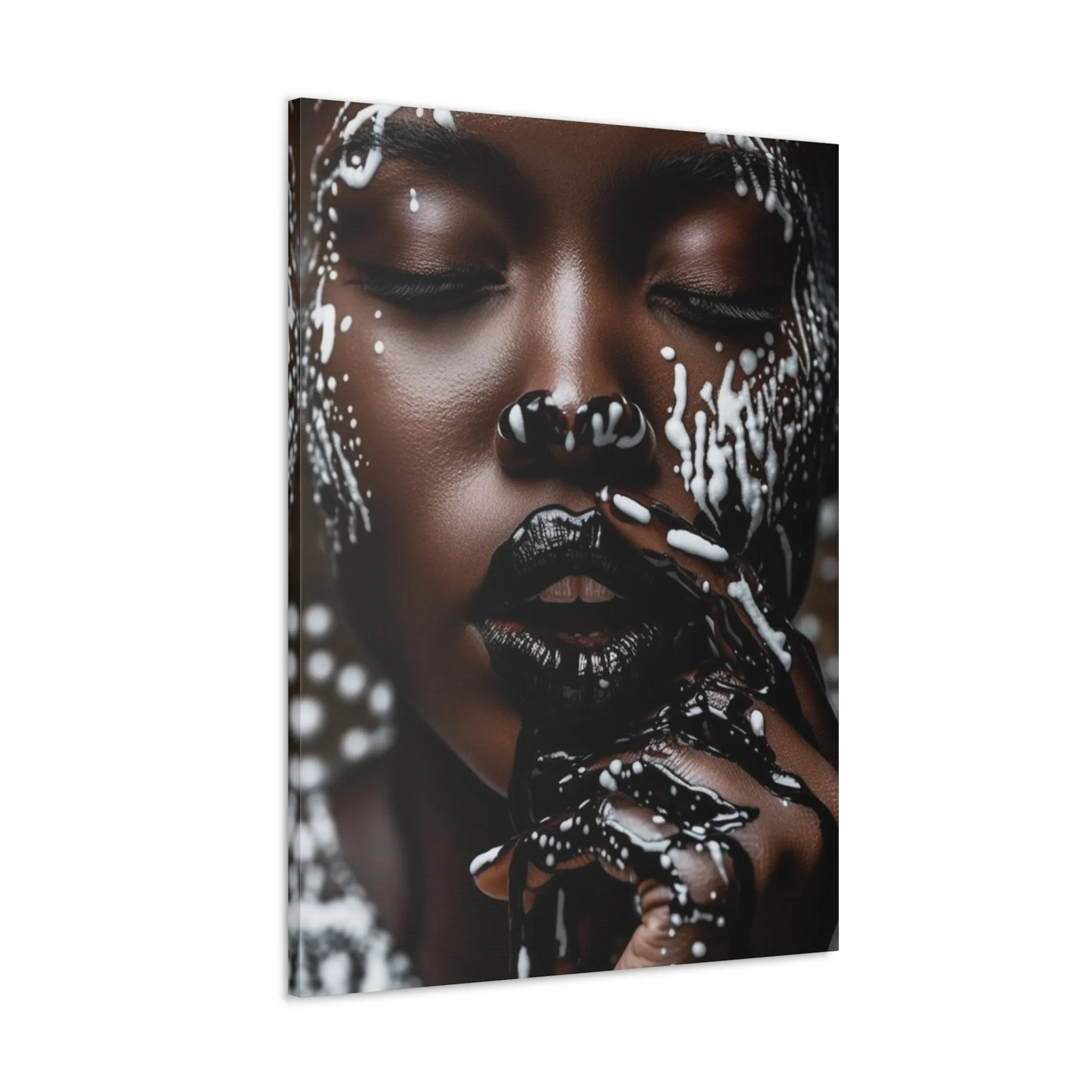 Black Ink - Divine Canvas Gallery Wraps