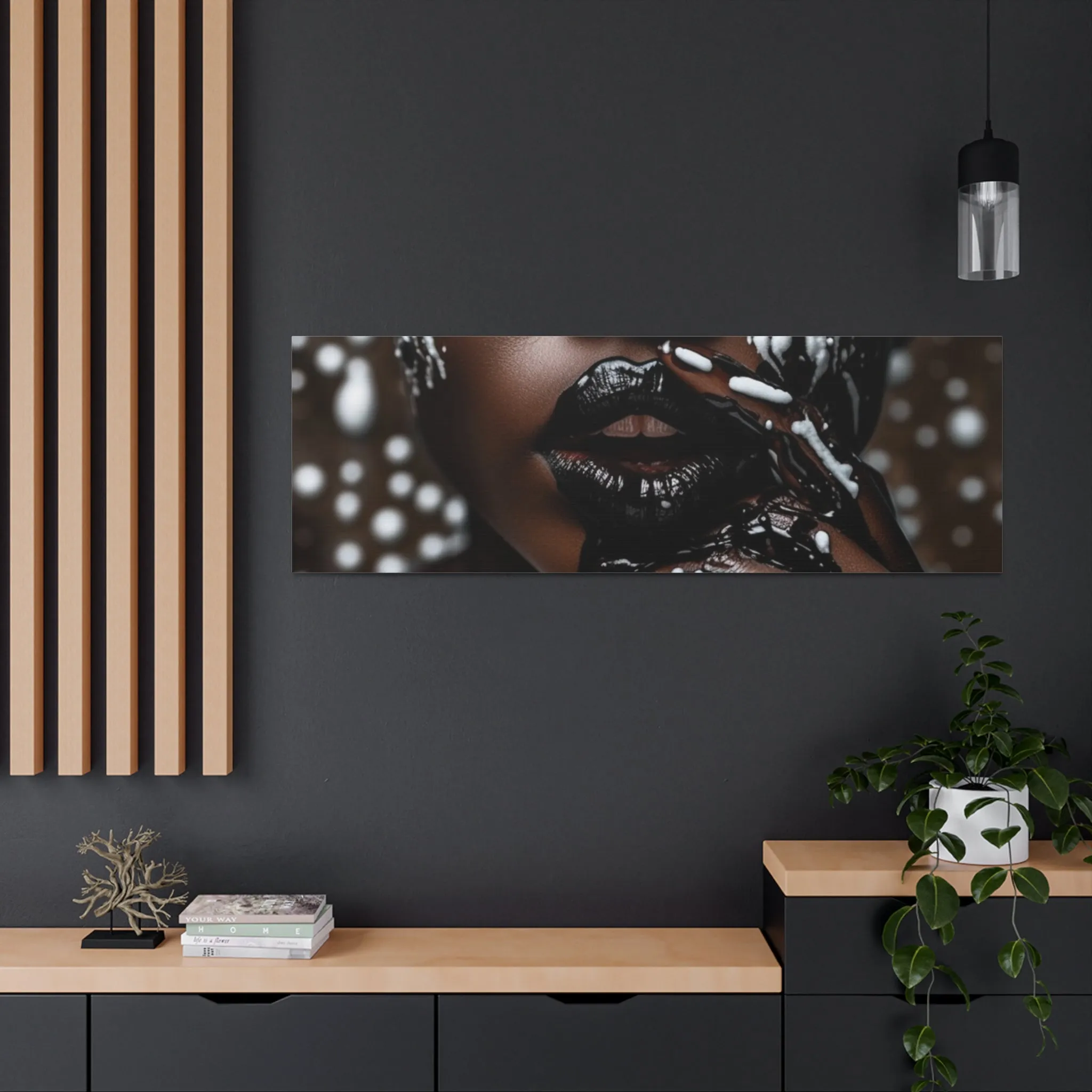 Black Ink - Divine Canvas Gallery Wraps