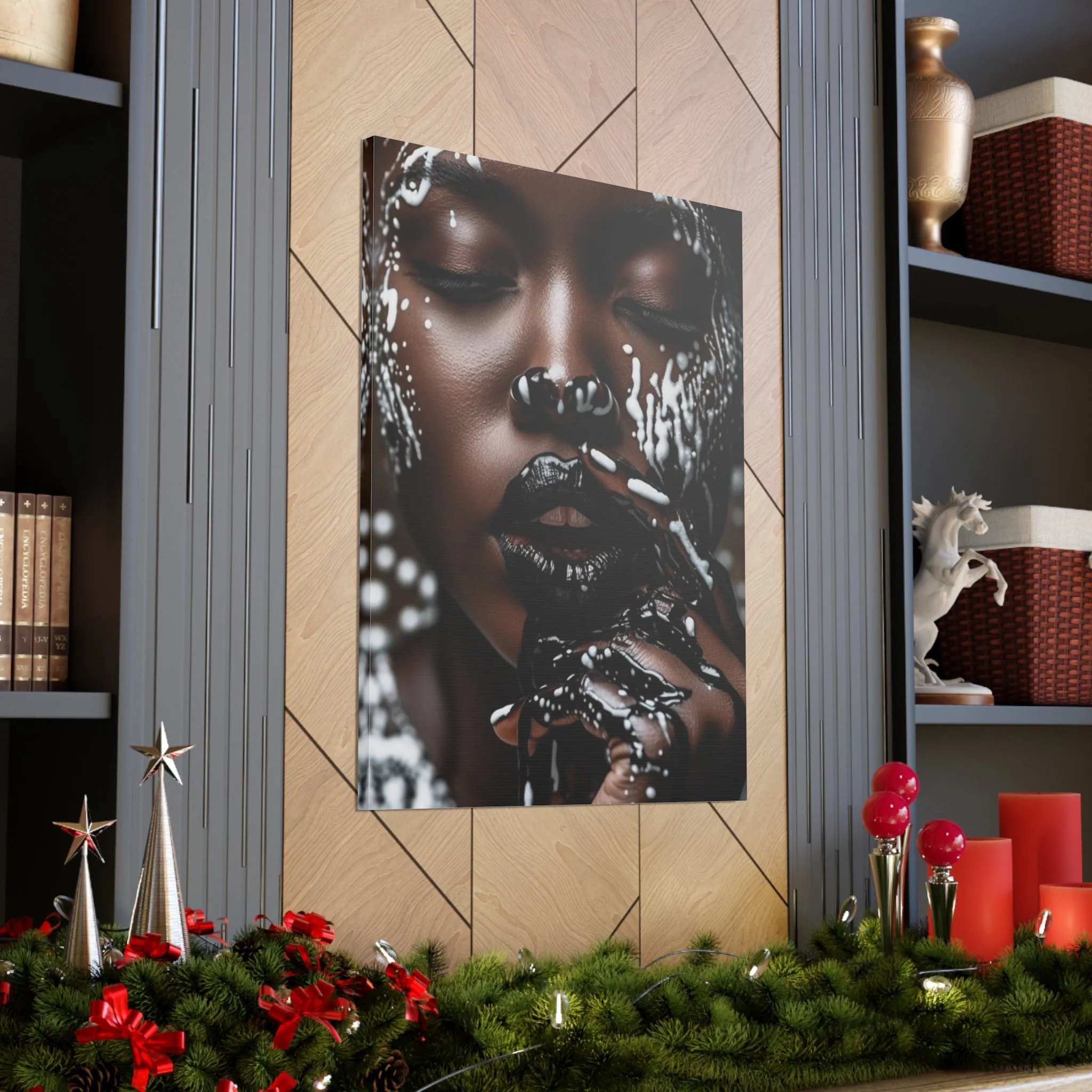 Black Ink - Divine Canvas Gallery Wraps