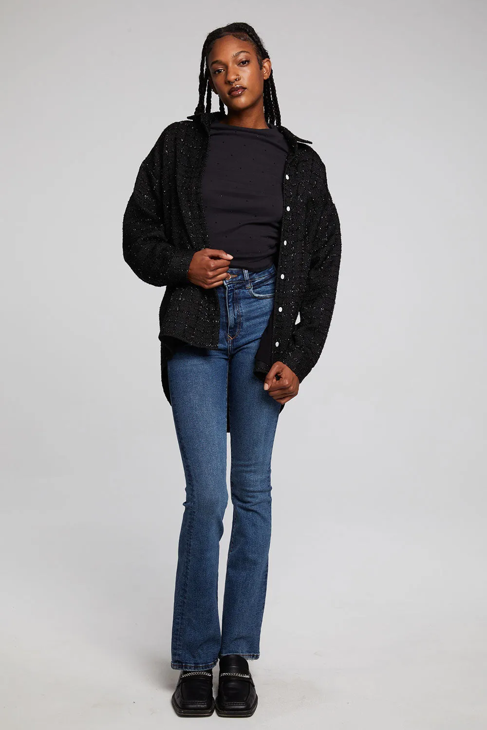 Blake Licorice Button Down