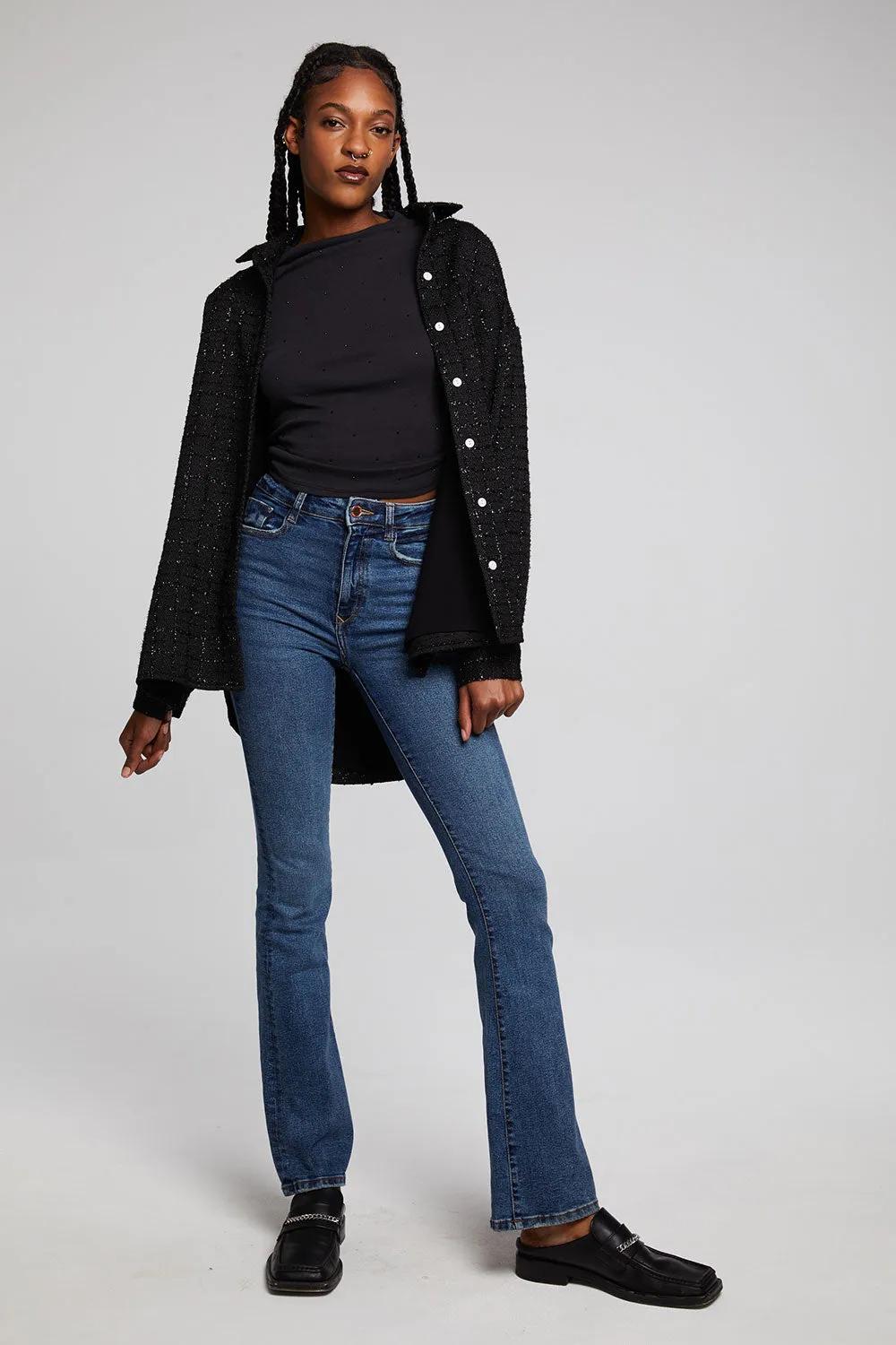 Blake Licorice Button Down
