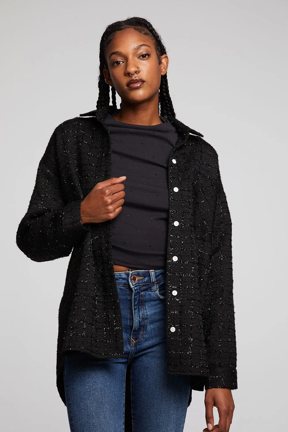 Blake Licorice Button Down