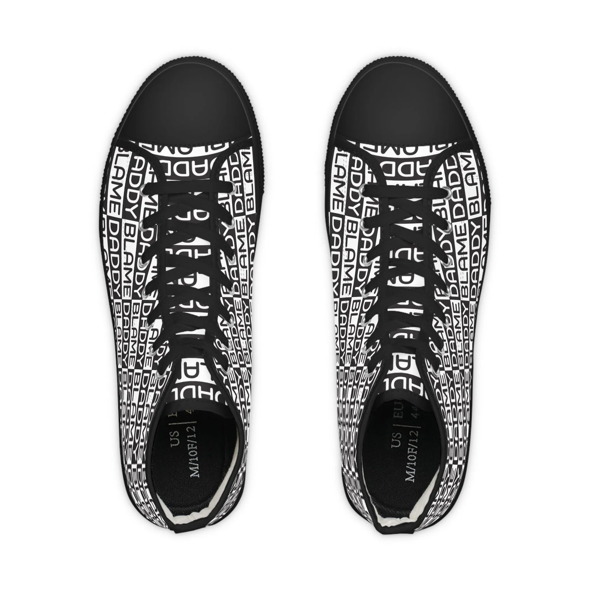 Blame Daddy Men's High Top Sneakers