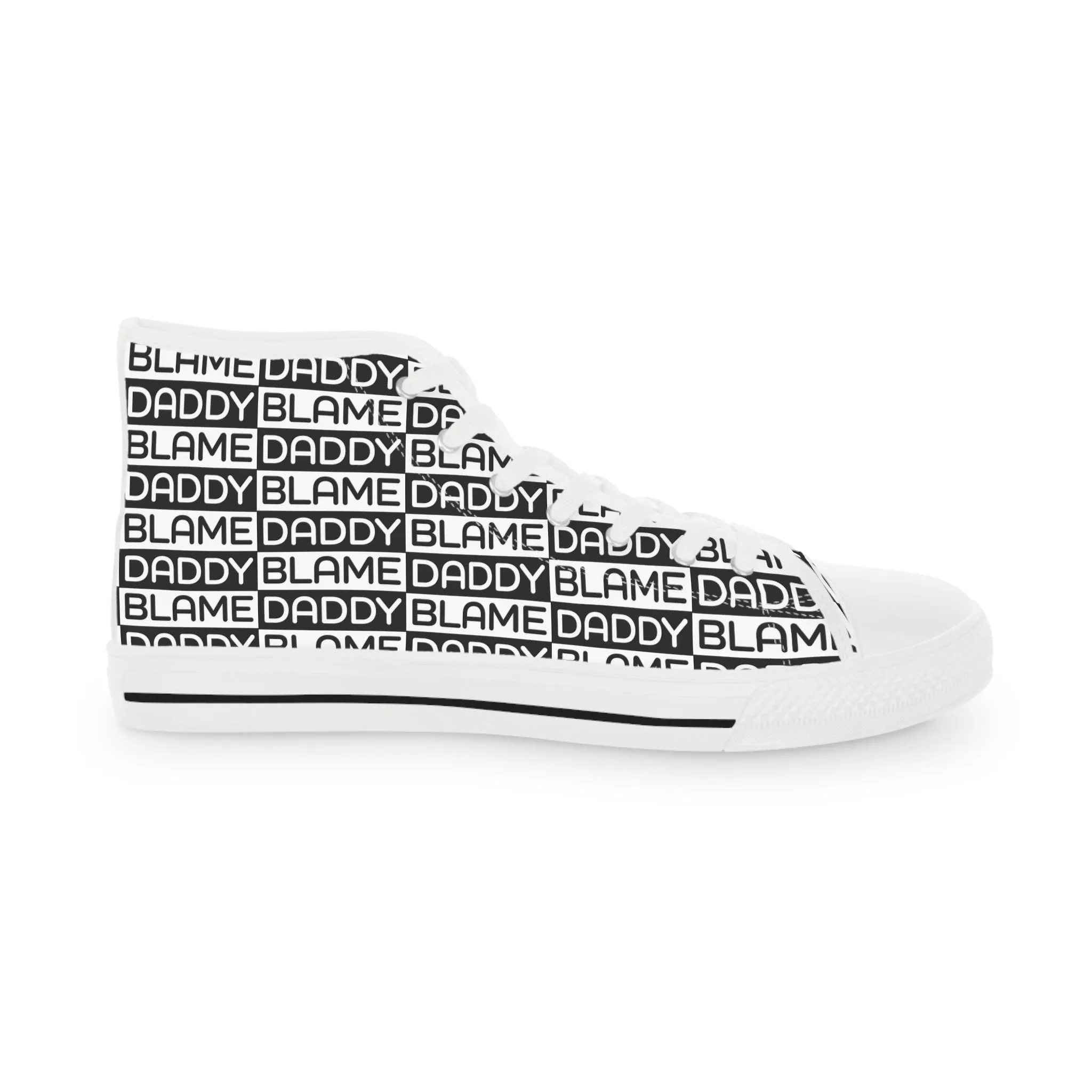 Blame Daddy Men's High Top Sneakers