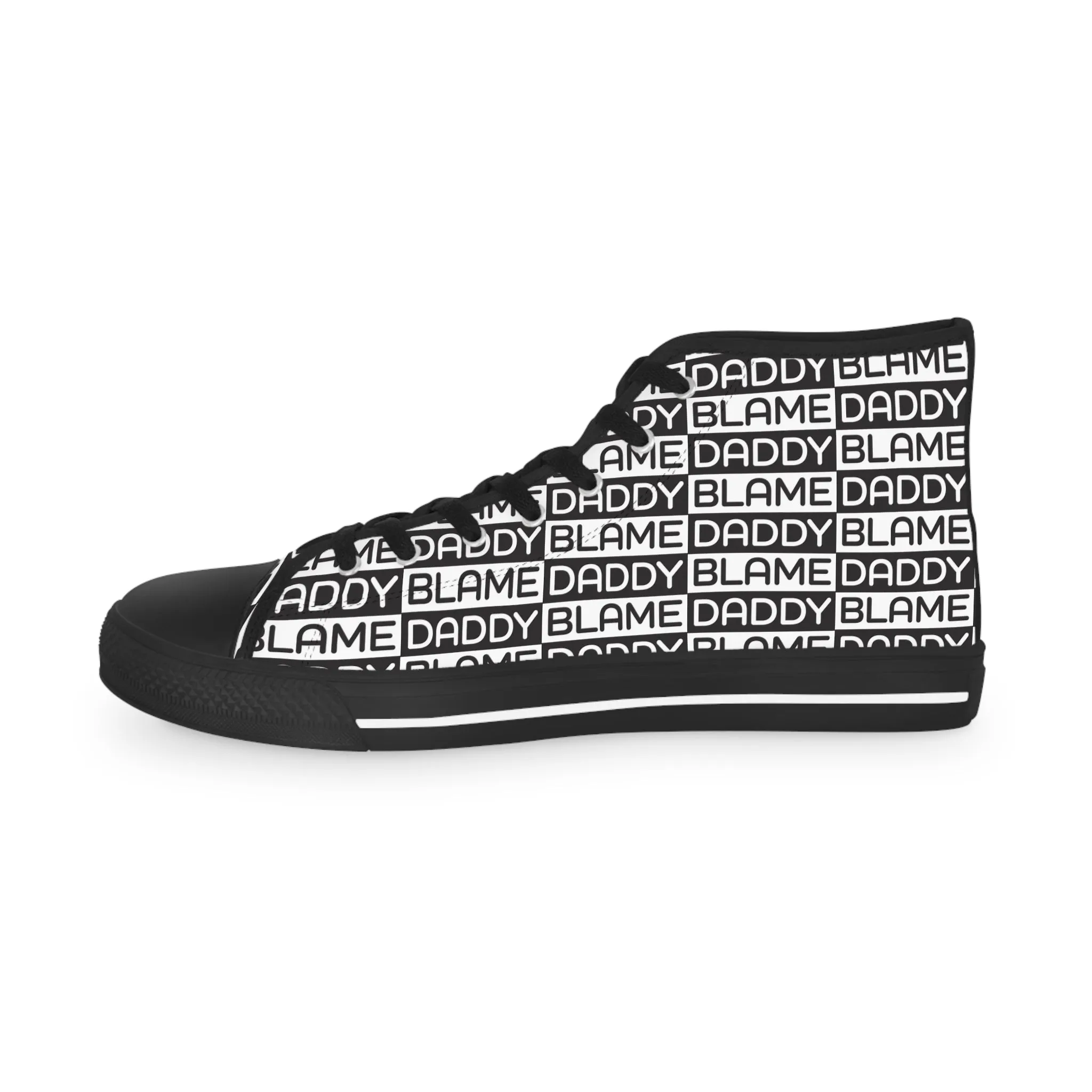 Blame Daddy Men's High Top Sneakers