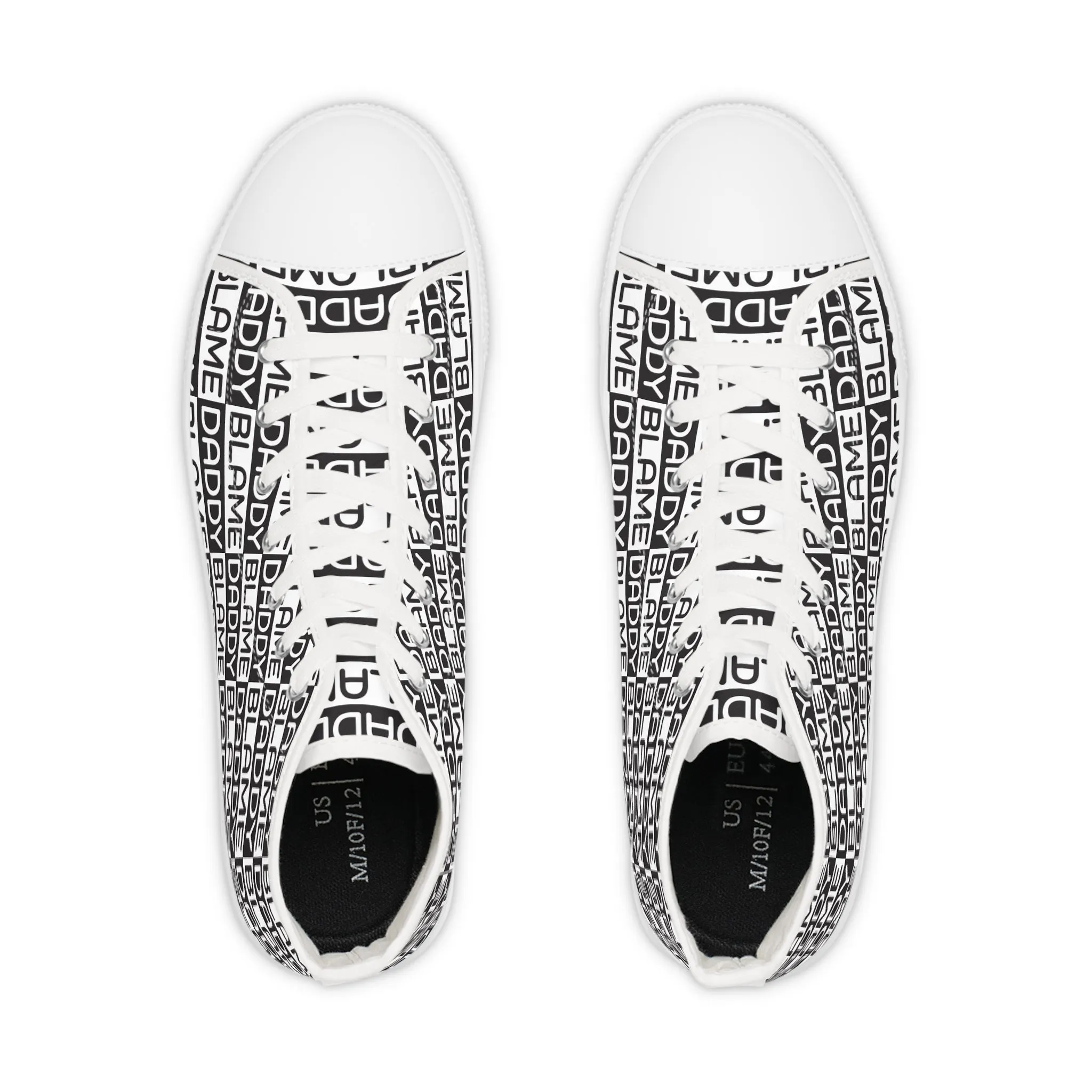 Blame Daddy Men's High Top Sneakers