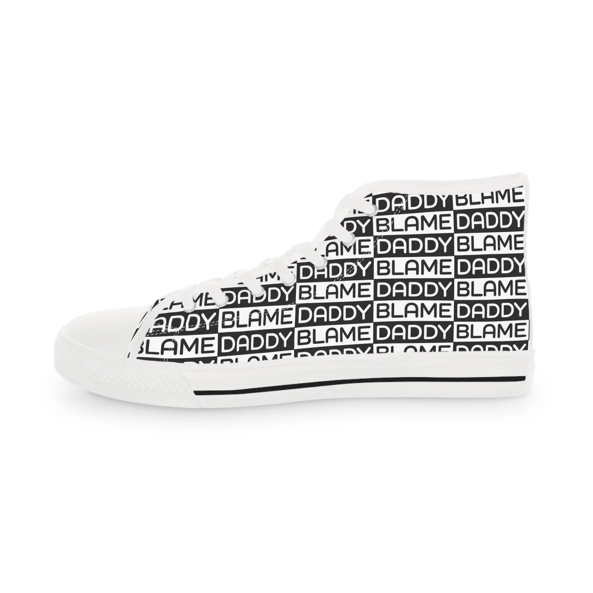 Blame Daddy Men's High Top Sneakers