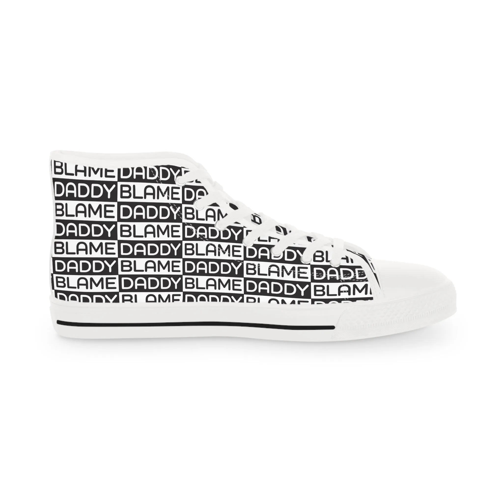 Blame Daddy Men's High Top Sneakers