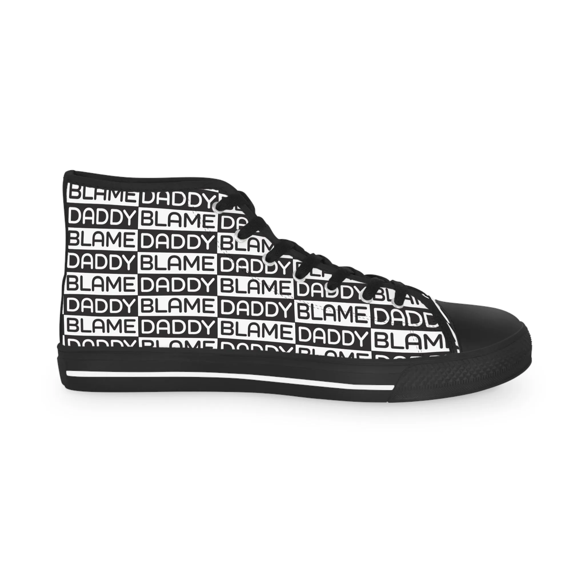 Blame Daddy Men's High Top Sneakers