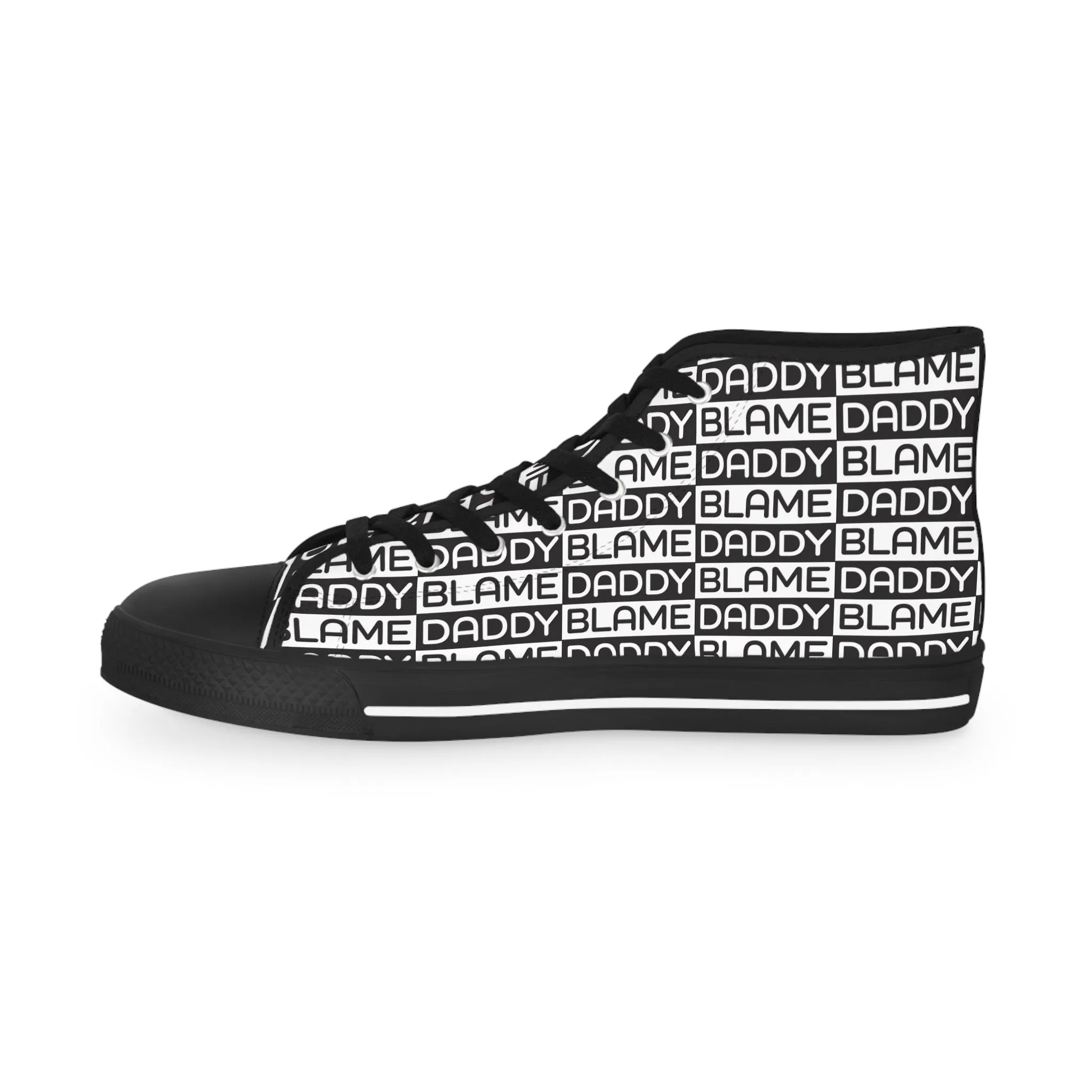 Blame Daddy Men's High Top Sneakers