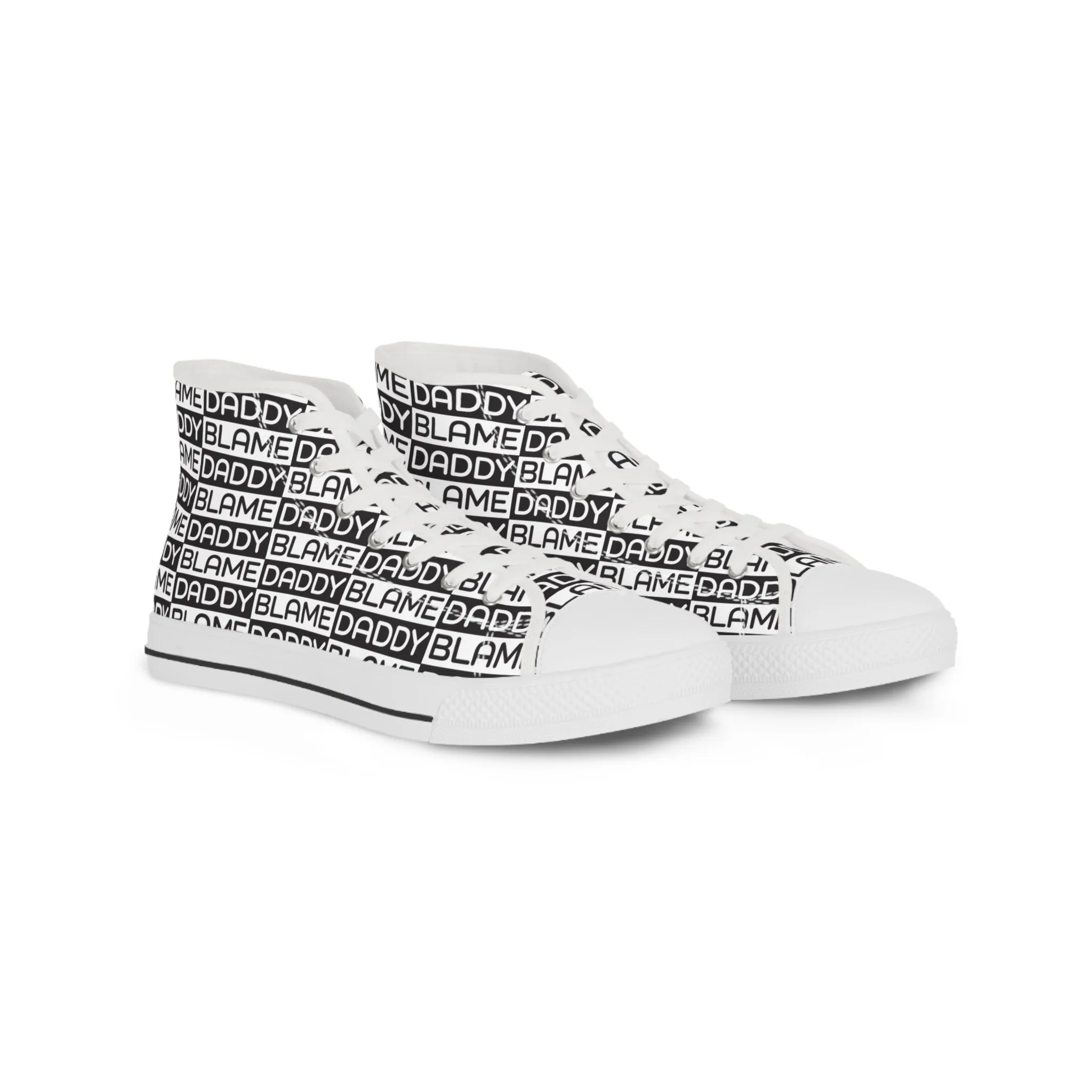 Blame Daddy Men's High Top Sneakers